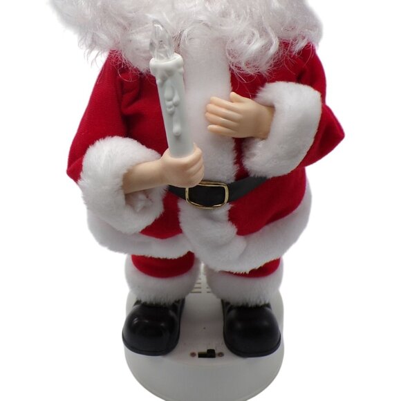1994 Telco Motionettes Animated & Illuminated Santa Claus Figure Music 13" WORKS - Picture 7 of 11